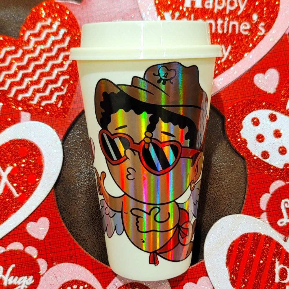 Valentines Coffee cup tumbler 20oz